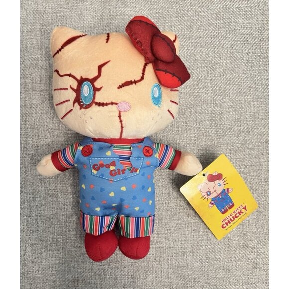 Universal Studios Hello Kitty Chucky Plush Halloween Horror Nights New - Picture 1 of 4
